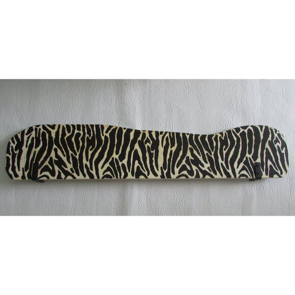 Zebra Print Custom Painted Small Shelf - Picture 10 of 10